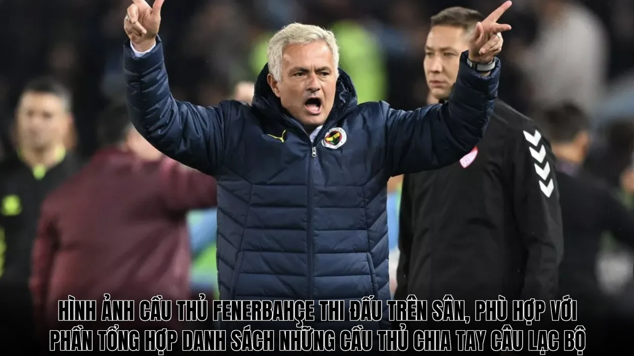 Hình ảnh cầu thủ Fenerbahçe thi đấu trên sân, phù hợp với phần tổng hợp danh sách những cầu thủ chia tay câu lạc bộ