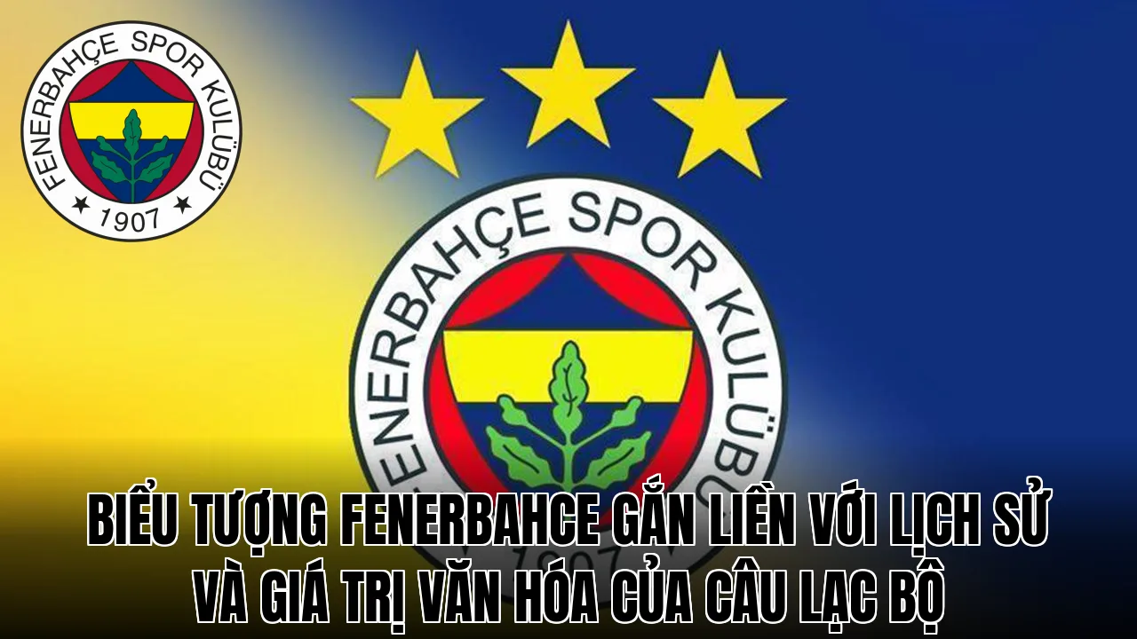 Biểu tượng Fenerbahce gắn liền với lịch sử và giá trị văn hóa của câu lạc bộ